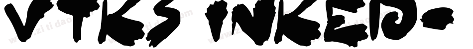 VTKS INKED字体转换